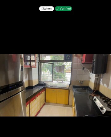 Kitchen in 1 BHK Apartment at Silver Sands CHS, Goregaon West – for Rent