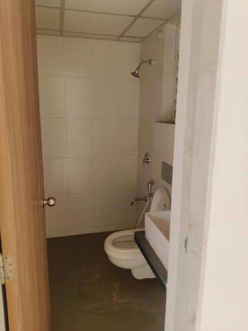 Bathroom in 1.5 BHK Apartment at Godrej Emerald, Ghodbunder Road – for Rent