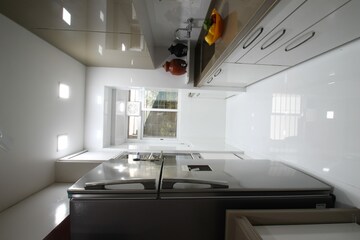 Kitchen in 3 BHK Apartment at Willow Twin Tower, Mulund West – for Rent