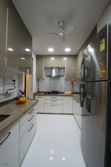 Kitchen in 3 BHK Apartment at Willow Twin Tower, Mulund West – for Rent