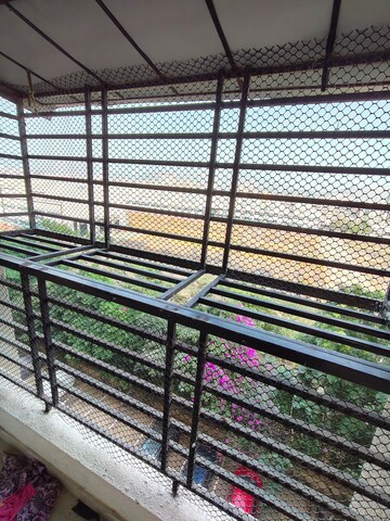 Balcony in 1 BHK Apartment at Saurabh Crystal Pallazo, Nalasopara West – for Rent