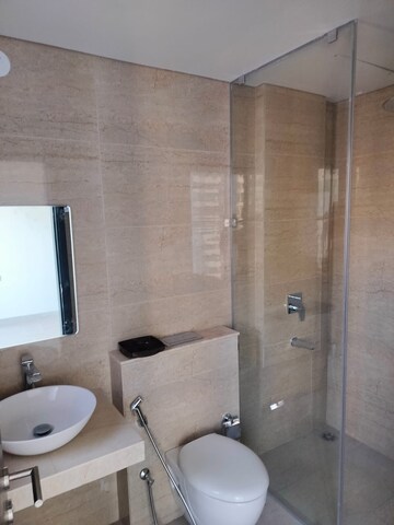 Bathroom in 3 BHK Apartment at Oberoi Maxima, Andheri East – for Rent