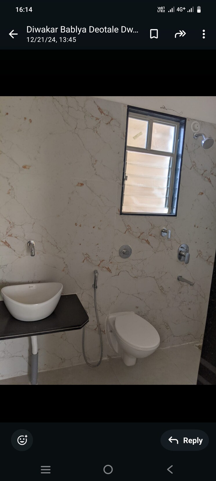 Bathroom, gk-dwarka-heights 2 Bedroom 1000 Sq.Ft. Apartment In Pimple Saudagar Pune 8091399