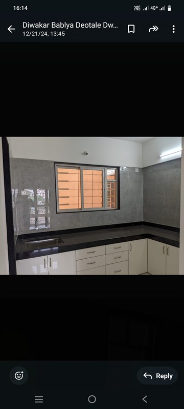 Kitchen in 2 BHK Apartment at GK Dwarka Heights, Pimple Saudagar – for Rent
