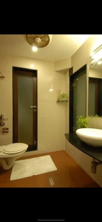 Bathroom in 3 BHK Apartment at DGS Sheetal Airwings, Santacruz East – for Rent
