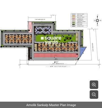 Master Plan in 3 BHK Apartment at Amolik Sankalp, Sector 85 – for Rent