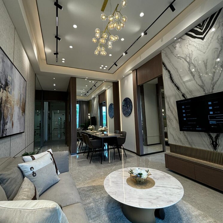 Living Room, ruparel-stardom 2 Bedroom 737 Sq.Ft. Apartment In Evershine Nagar Mumbai 8091493