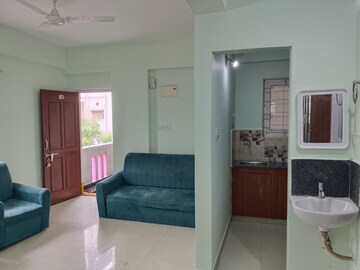 Living Room in 2 BHK Apartment at RK Residency Allapur, Allapur – for Rent