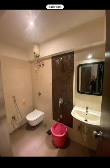 Bathroom in 1 BHK Apartment at Ganesh Niwas Goregaon West, Goregaon West – for Rent