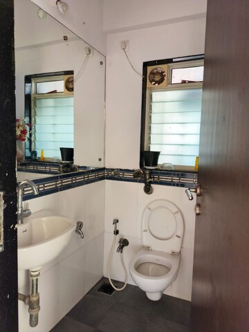 Bathroom in 2.5 BHK Apartment at Rustomjee OZone, Goregaon West – for Rent