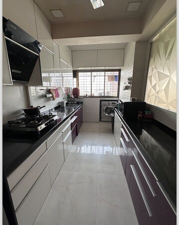 Kitchen in 1 BHK Apartment at Silicon Pride, Tilak Nagar – for Sale