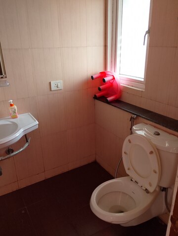 Bathroom in 3 BHK Apartment at Ramprastha City The Edge Towers, Sector 37d – for Sale