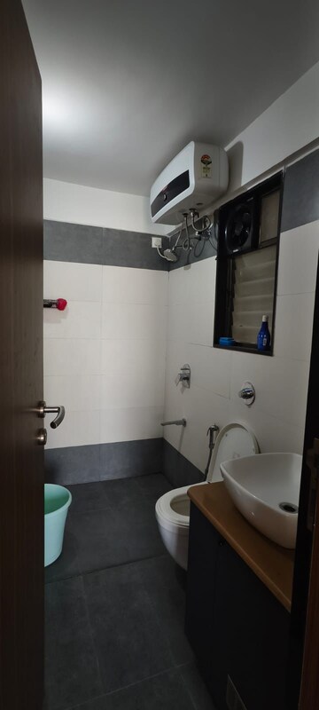 Bathroom in 2 BHK Apartment at Sigma One Courtyard One, Wakad – for Rent