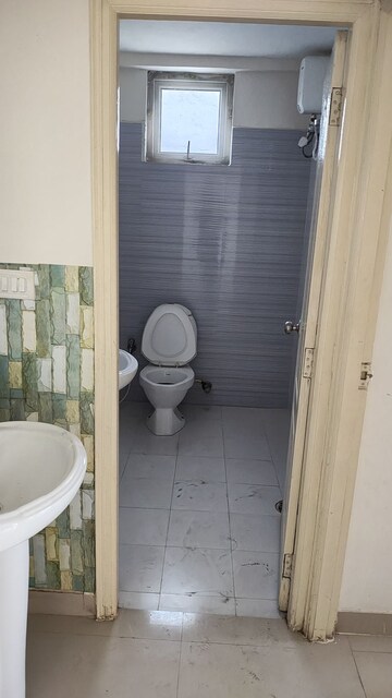 Bathroom in 3 BHK Apartment at Manjeera Diamond Towers, Gopanpally – for Rent