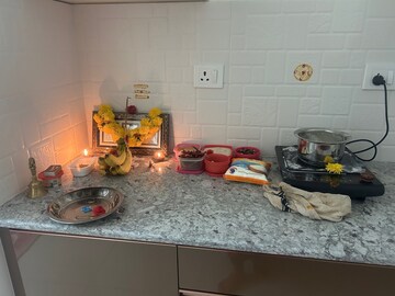 Kitchen in 1 BHK Apartment at Salarpuria Sattva Park Cubix, Devanahalli – for Rent