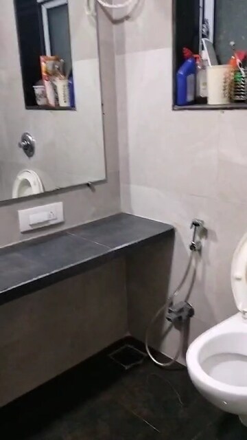 Bathroom in 2 BHK Apartment at Hubtown Hill Crest, Andheri East – for Rent