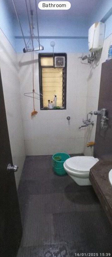 Bathroom in 2 BHK Apartment at Majiwada – for Rent