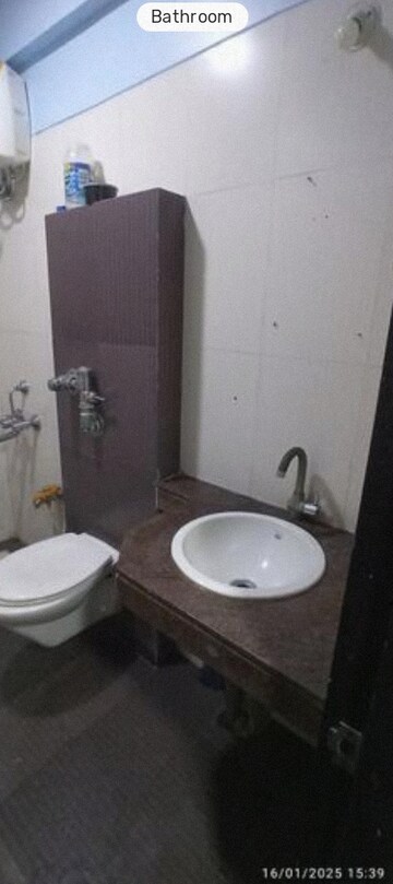 Bathroom in 2 BHK Apartment at Lodha Paradise, Majiwada – for Rent