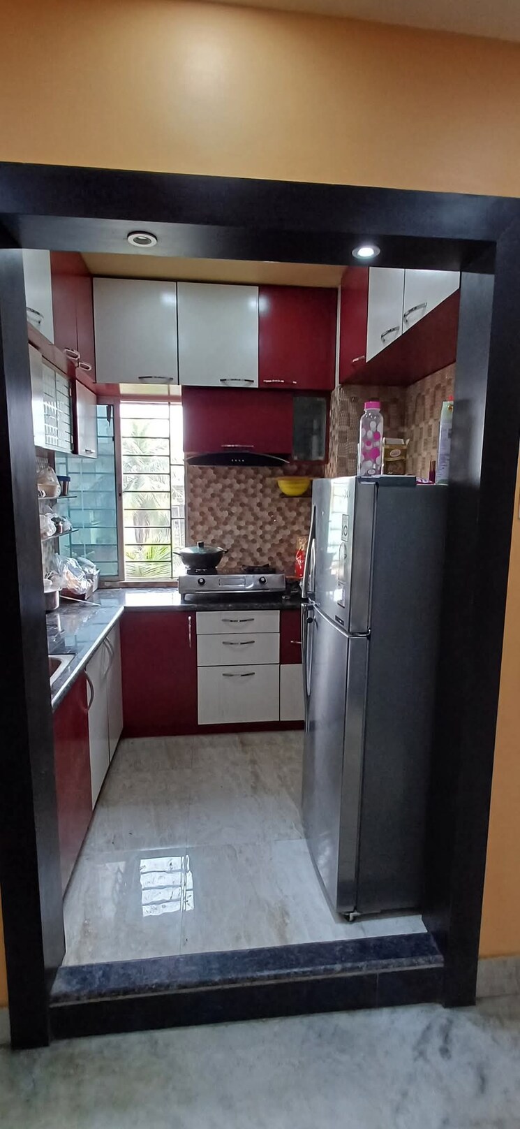 Kitchen, shovona-apartment-baguihati 2 Bedroom 825 Sq.Ft. Apartment In Baguiati Kolkata 8091890