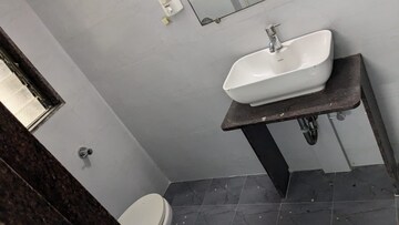 Bathroom in 3 BHK Apartment at Asmita Sand Dunes, Malad West – for Rent