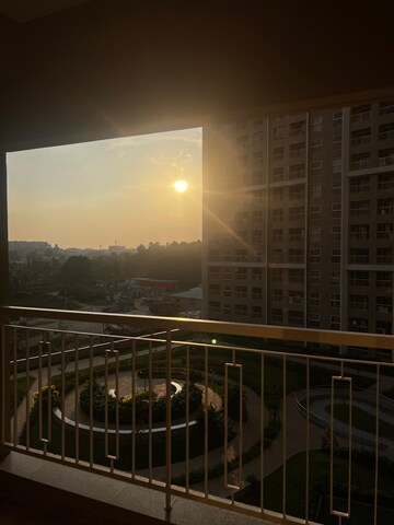Balcony in 2 BHK Apartment at Sobha Dream Gardens, Thanisandra Main Road – for Rent