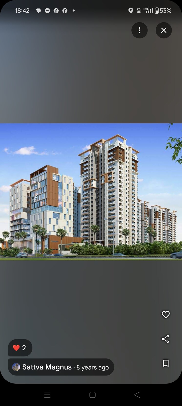 Exterior View, salarpuria-sattva-magnus 3 Bedroom 1865 Sq.Ft. Apartment In Jubilee Hills Hyderabad 8091973