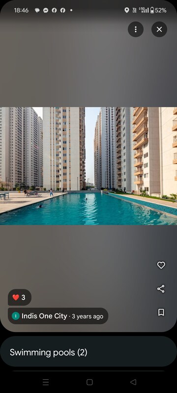 3 BHK Apartment For Rent in Incor One City, Kukatpally