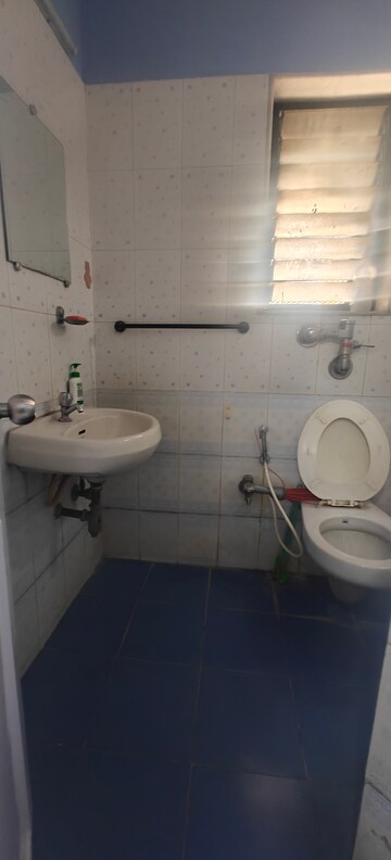 Bathroom in 3 BHK Apartment at Hiranandani Gardens Lake Castle, Powai – for Rent
