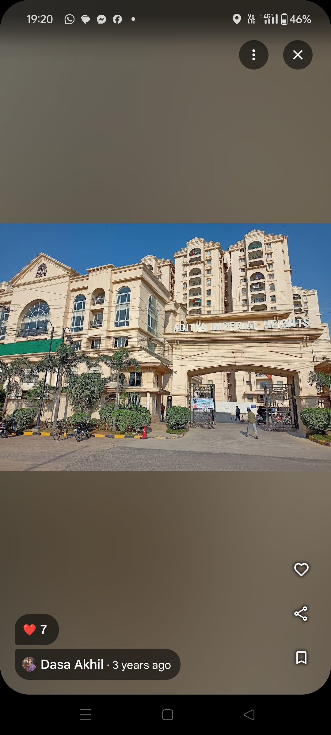 3 BHK + Pooja Room Apartment For Sale in Aditya Imperial Heights