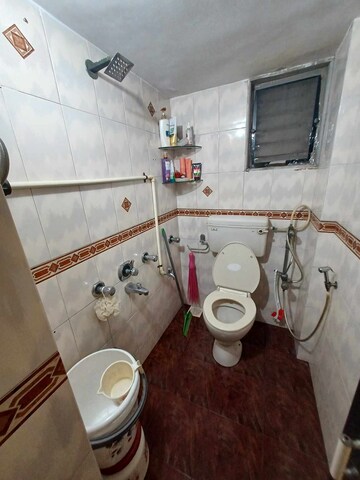 Bathroom in 1 BHK Apartment at Navjyot CHS, Vakola – for Rent