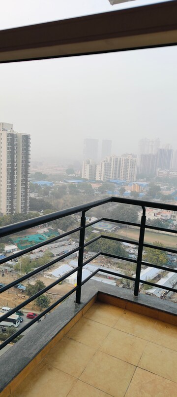 Balcony in 4 BHK Apartment at Dhoot Time Residency, Sector 63 – for Rent