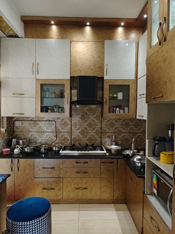 Kitchen in 3 BHK Apartment at Elite Golf Green, Sector 79 – for Rent