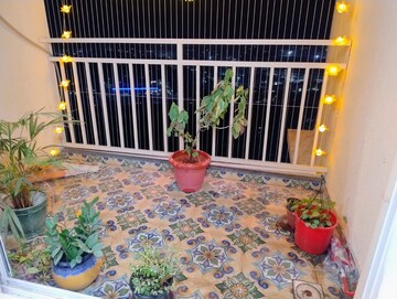 Balcony in 2 BHK Apartment at Gami Terra, Sanpada – for Rent