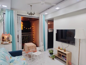 Living Room in 2 BHK Apartment at Gami Terra, Sanpada – for Rent