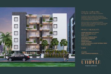 3 BHK Apartment – Exterior View View at Kondapur - for Sale