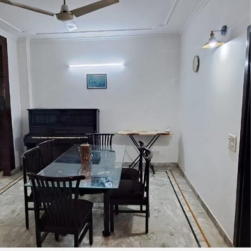Living Room in 3 BHK Builder Floor at Kalkaji – for Rent