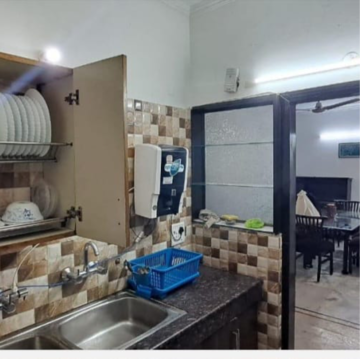 Kitchen in 3 BHK Builder Floor at Kalkaji – for Rent