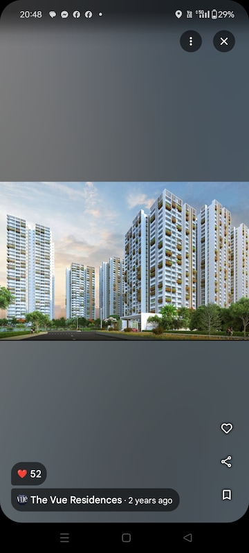 3 BHK Apartment For Resale in Raghuram The Vue Residences Puppalaguda Hyderabad  8092260