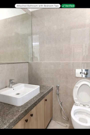 Bathroom in 2 BHK Apartment at Sunteck City Avenue 1, Goregaon West – for Rent