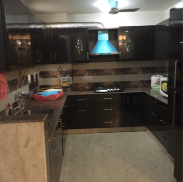 Kitchen in 3 BHK Builder Floor at East Of Kailash – for Rent