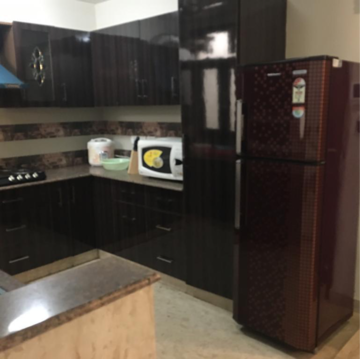 Kitchen in 3 BHK Builder Floor at East Of Kailash – for Rent