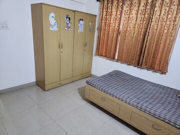 Bedroom in 3 BHK Apartment at Manav Silver Skyscapes, Wakad – for Rent