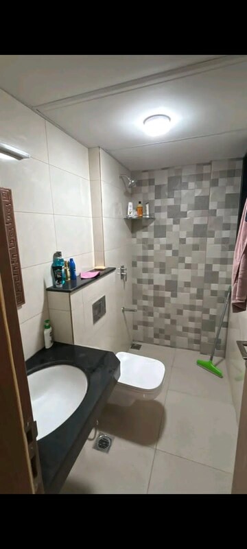 Bathroom in 1 BHK Apartment at Godrej Urban Park, Chandivali – for Rent