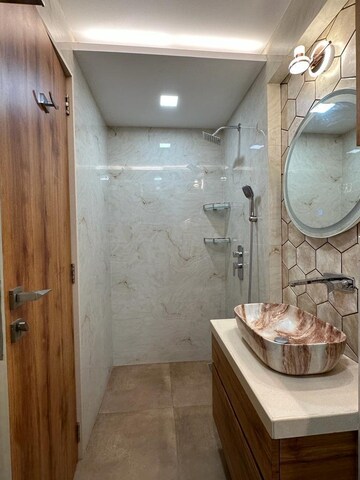 Bathroom in 2 BHK Apartment at Himgiri Building, Chembur – for Rent