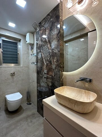 Bathroom in 2 BHK Apartment at Himgiri Building, Chembur – for Rent