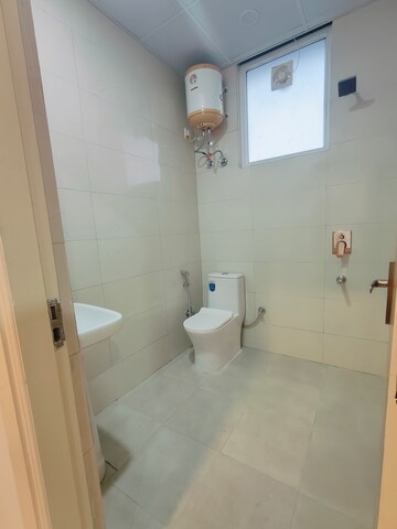 Bathroom in 2 BHK Builder Floor at Ansal Sushant Lok I, Sector 43 – for Rent