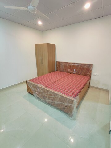 Bedroom in 2 BHK Builder Floor at Ansal Sushant Lok I, Sector 43 – for Rent