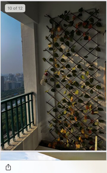 Balcony in 4 BHK Apartment at Mahagun Mirabella, Sector 79 – for Sale