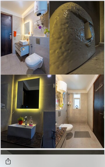 Bathroom in 4 BHK Apartment at Mahagun Mirabella, Sector 79 – for Sale
