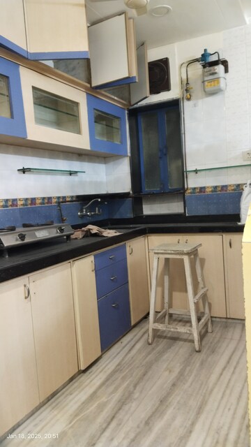 Kitchen in 1 BHK Apartment at Kangra Bhavan, Worli – for Rent
